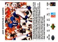 1991 Domino's The Quarterbacks Jeff Hostetler #18
