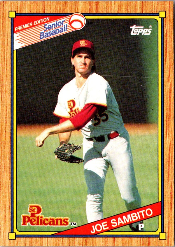 1989 Topps Senior League Joe Sambito #95