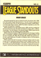 1990 Fleer League Standouts Mark Grace #6
