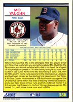 1992 Score Mo Vaughn #556
