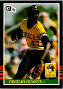 1985 Donruss Cecilio Guante