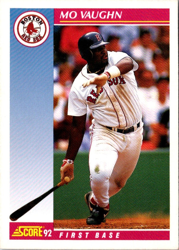 1992 Score Mo Vaughn #556