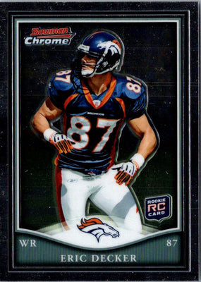 2010 Topps Chrome Bowman Rookies Eric Decker #BCR-21