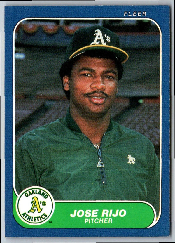 1986 Fleer Jose Rijo #431