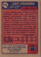 1985 Topps Larry Kinnebrew #218 Rookie