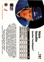 1991 Pro Set Mats Sundin #197