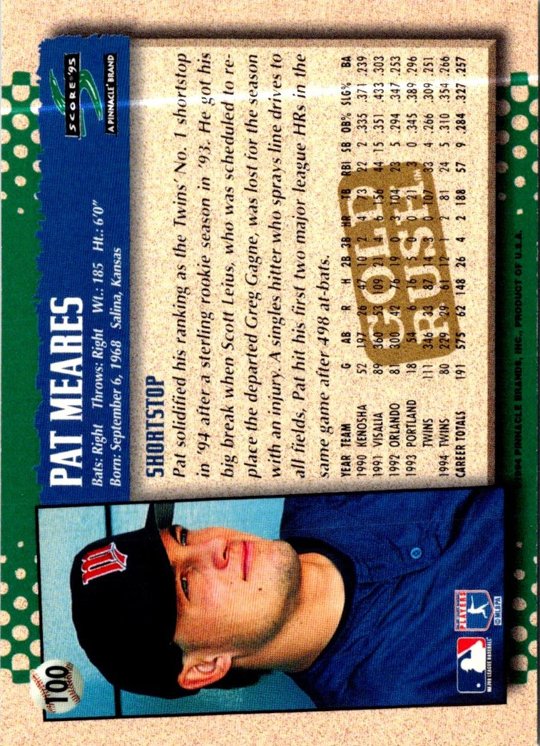 1995 Score Pat Meares