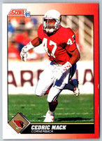 1991 Score Cedric Mack #218