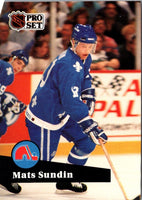 1991 Pro Set Mats Sundin #197