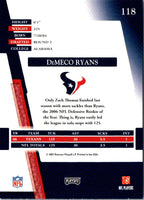 2007 Playoff Absolute Memorabilia DeMeco Ryans #118