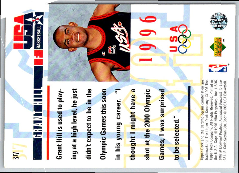 1995 Upper Deck Grant Hill