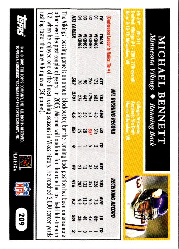2005 Topps Michael Bennett
