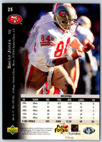 1996 Upper Deck Silver Brent Jones #25