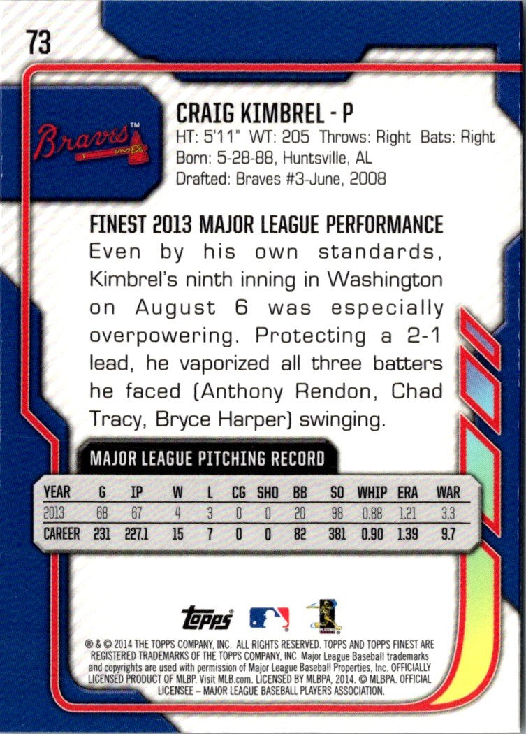 2014 Finest Craig Kimbrel