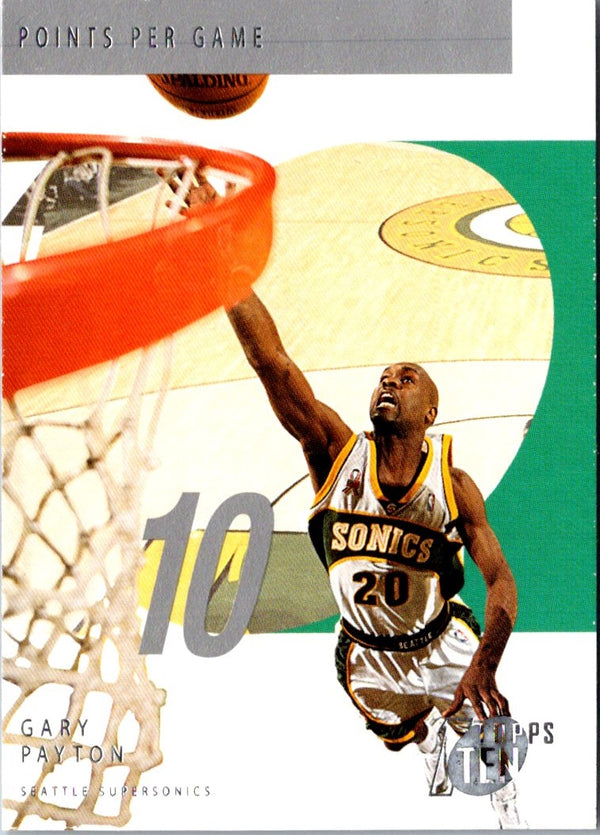 2002 Topps Ten Gary Payton #10