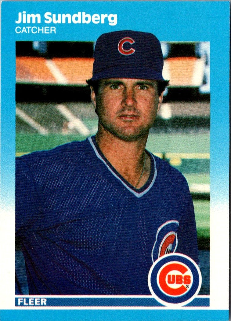 1987 Fleer Update Jim Sundberg