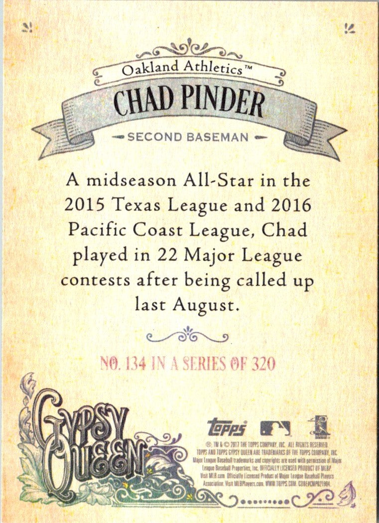 2017 Topps Gypsy Queen Chad Pinder