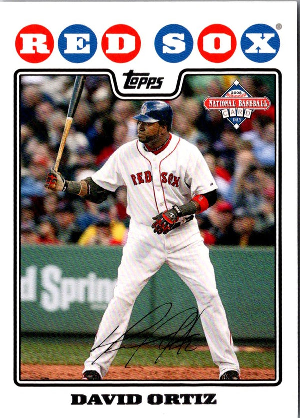 2008 Topps National Baseball Card Day David Ortiz #4