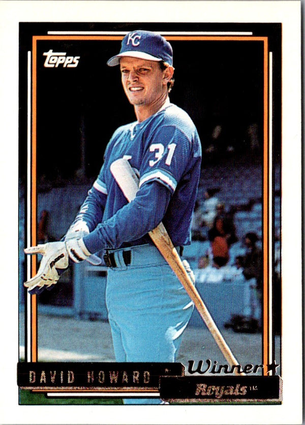 1992 Topps David Howard #641