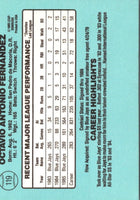 1986 Donruss Tony Fernandez #119