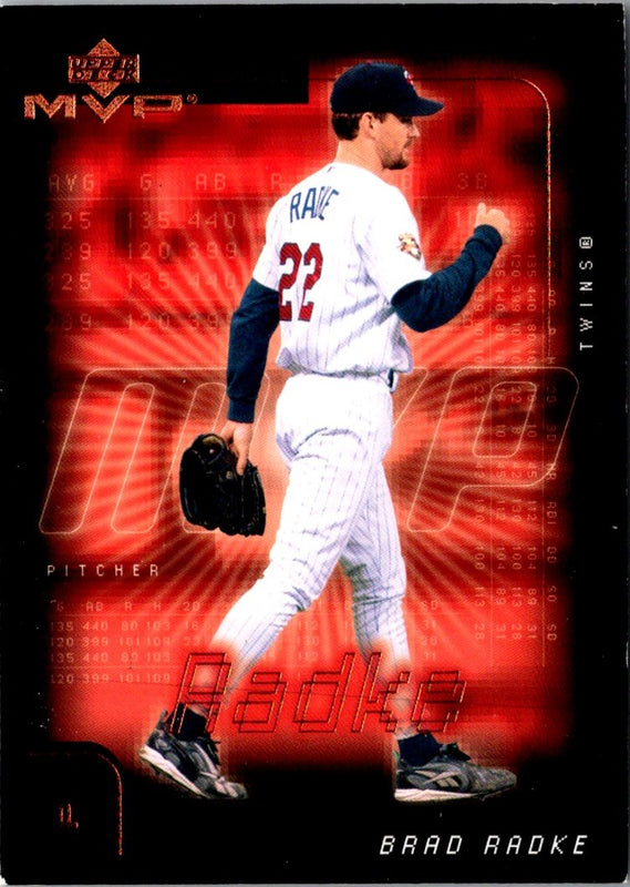 2002 Upper Deck MVP Brad Radke #110