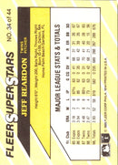 1989 Fleer SuperStars Jeff Reardon