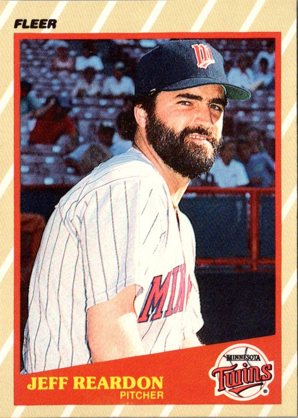 1989 Fleer SuperStars Jeff Reardon #34