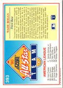 1991 Score Wade Boggs