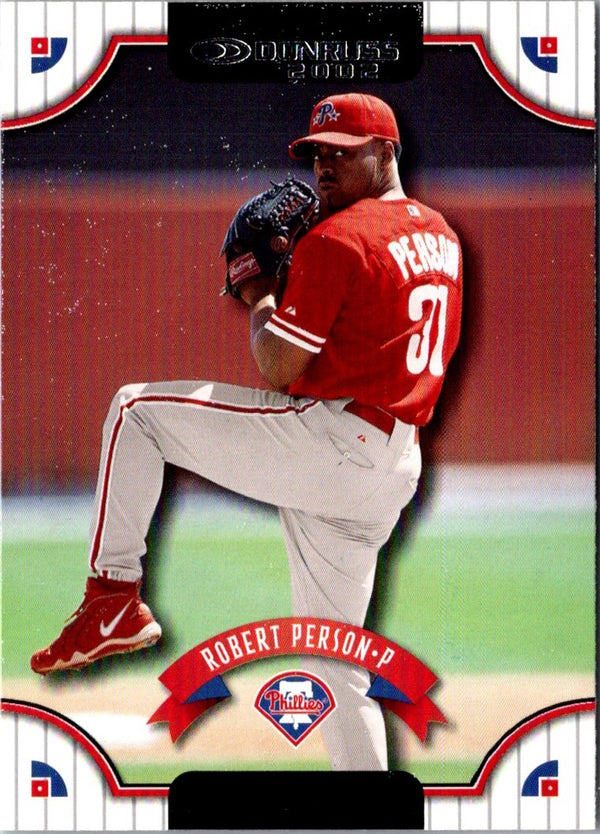 2002 Donruss Robert Person #124