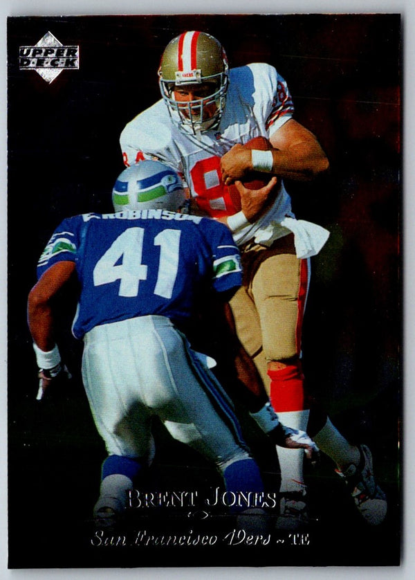 1996 Upper Deck Silver Brent Jones #25