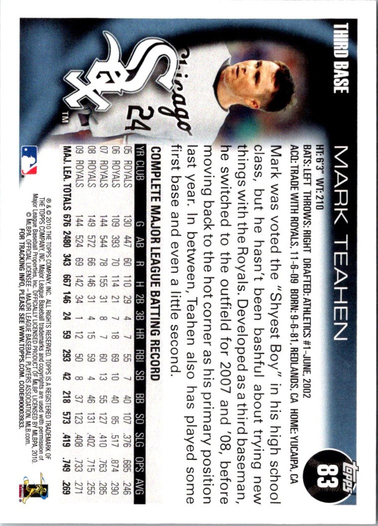 2010 Topps Mark Teahen