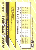1989 Fleer SuperStars Dan Plesac #32