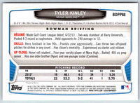 2013 Bowman Tyler Kinley #BDPP88