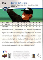 2008 Upper Deck First Edition Josh Banks #254