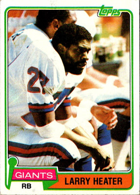 1981 Topps Larry Heater #309 Rookie