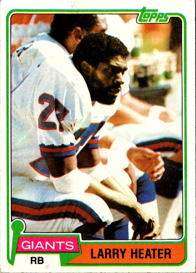 1981 Topps Larry Heater
