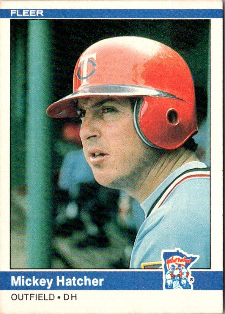 1984 Fleer Mickey Hatcher