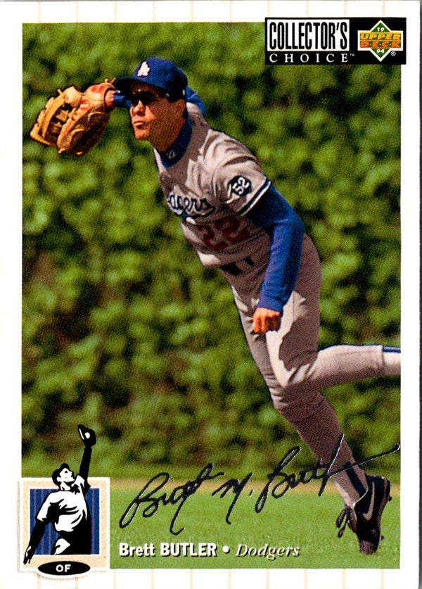 1994 Collector's Choice Brett Butler #70 Silver Signature