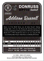 2017 Donruss Optic Addison Russell #80