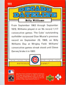 2001 Upper Deck Decade 1970's Billy Williams