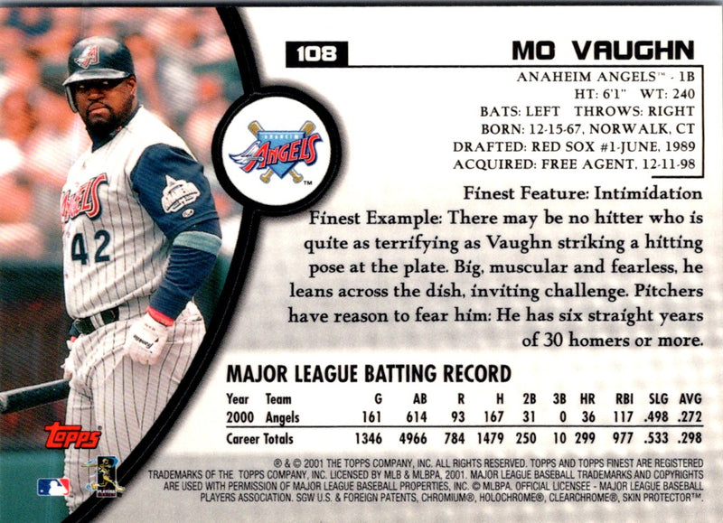 2001 Finest Mo Vaughn