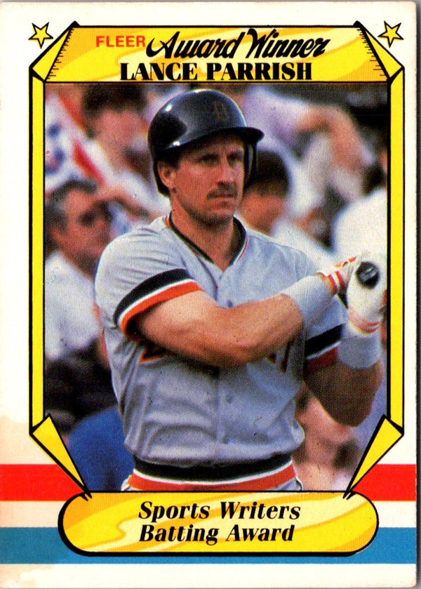 1987 Fleer Award Winners Lance Parrish #28