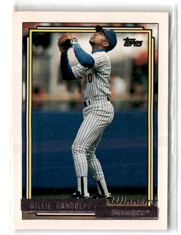 1992 Topps Willie Randolph #116