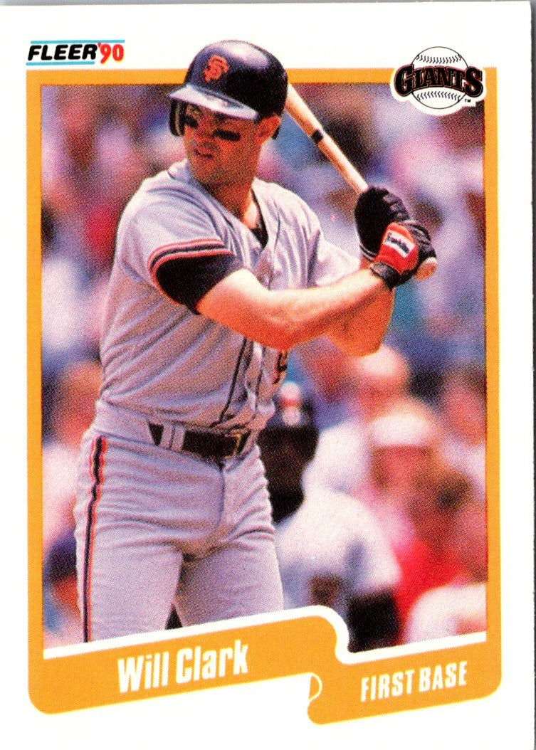 1990 Fleer Will Clark