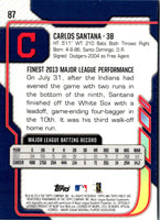 2014 Finest Carlos Santana #87