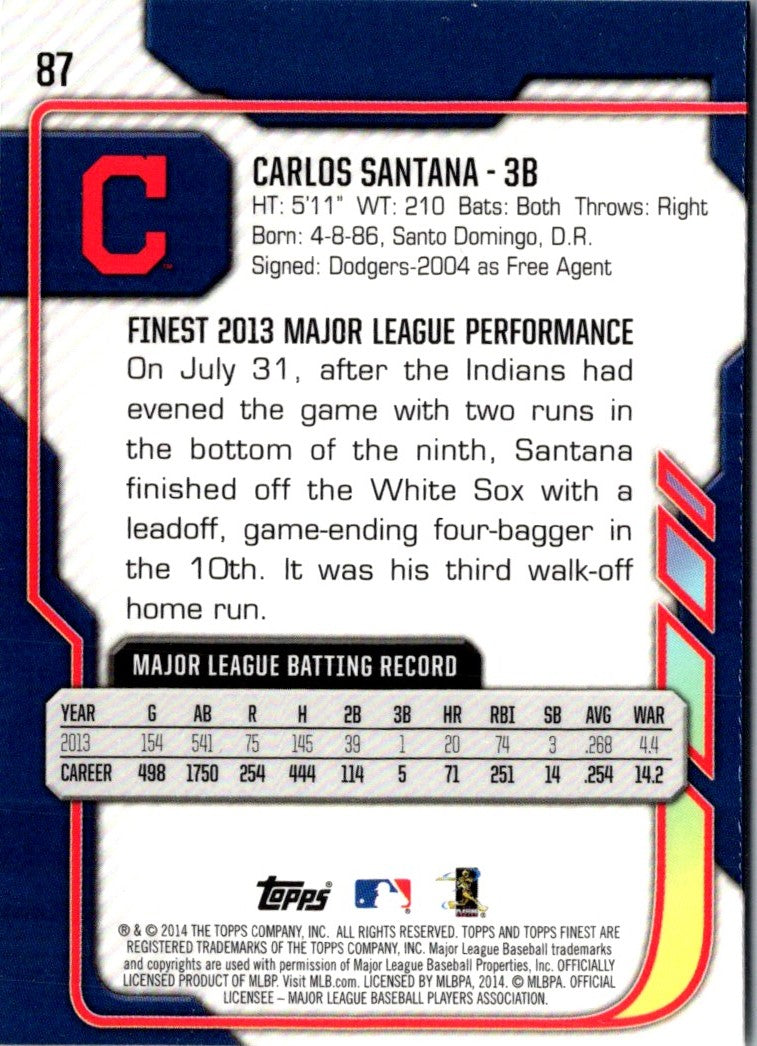 2014 Finest Carlos Santana