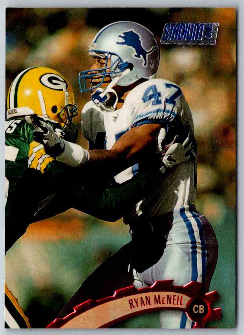 1997 Topps Stadium Club Football Ryan McNeil