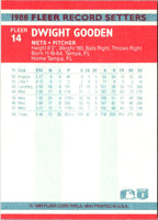 1988 Fleer Award Winners Dwight Gooden #14