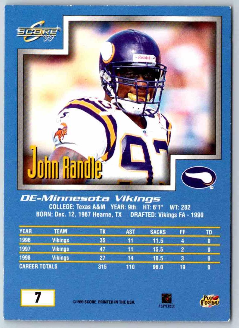 1999 Score John Randle