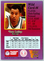 1991 Wild Card Chris Gatling #86
